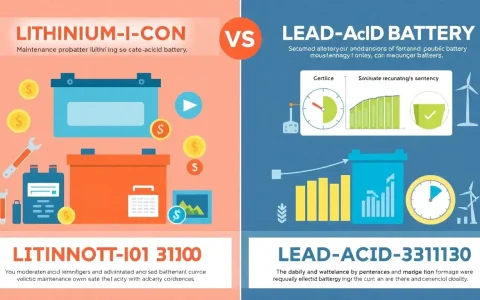 What are the maintenance costs for lithium-ion batteries versus lead-acid batteries