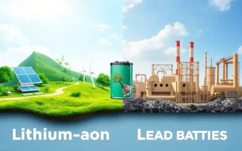 Are there any environmental benefits to using lithium-ion batteries over lead-acid batteries
