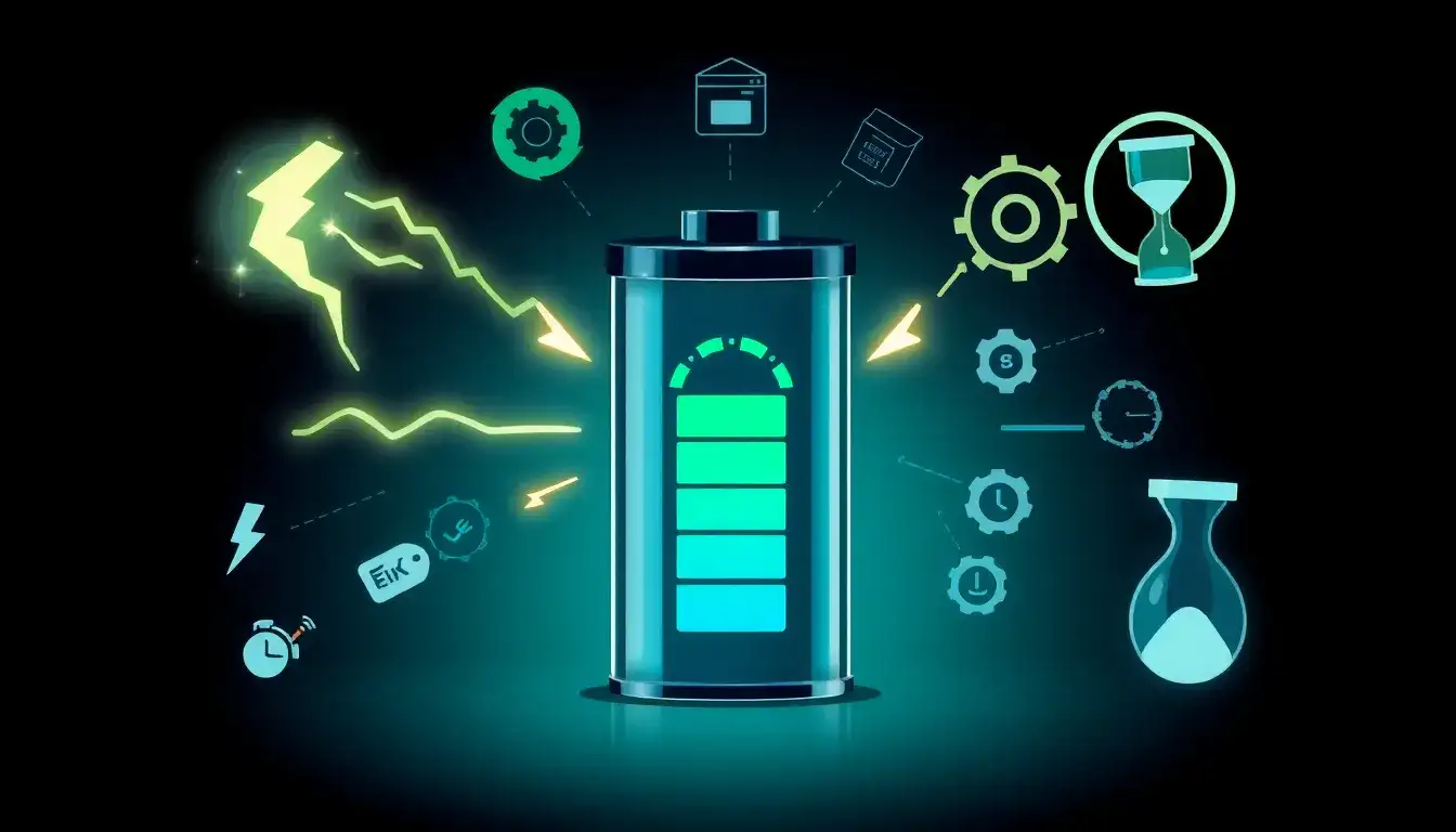 How does the charging time of lithium-ion batteries impact their overall efficiency