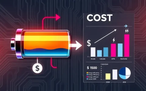 How does the energy efficiency of lithium-ion batteries impact their overall cost