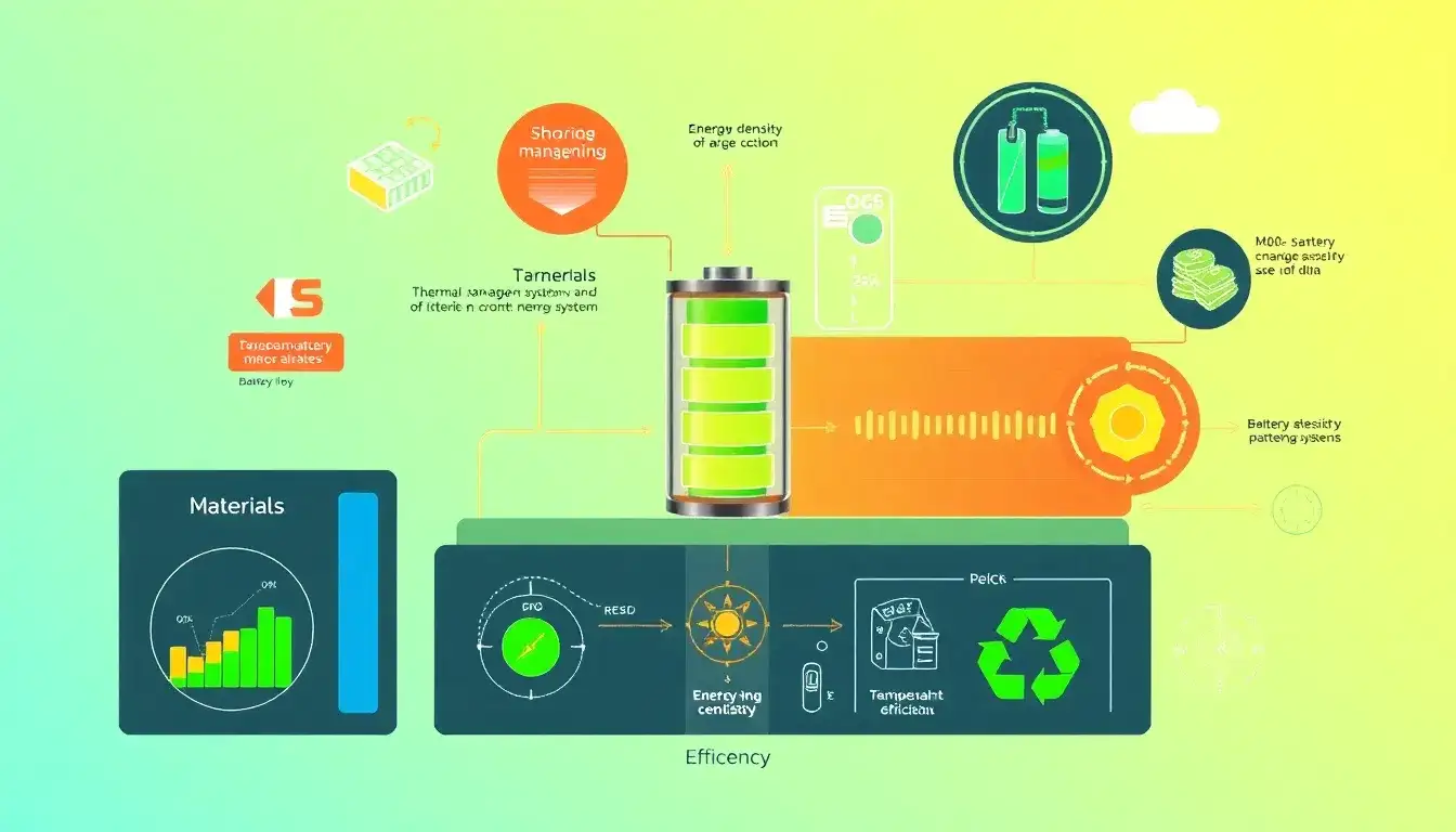 What are the main factors influencing the energy efficiency of lithium-ion batteries