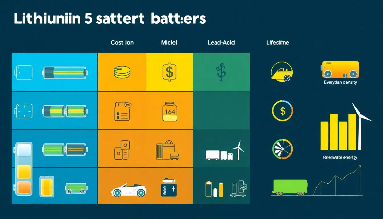 How does the cost of lithium-ion batteries compare to other battery technologies
