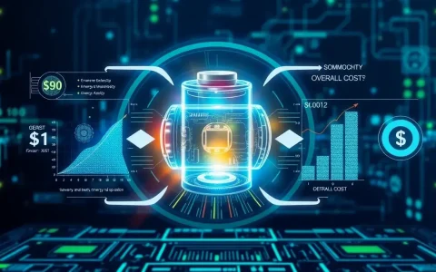 How does the energy intensity of lithium-ion batteries affect their overall cost