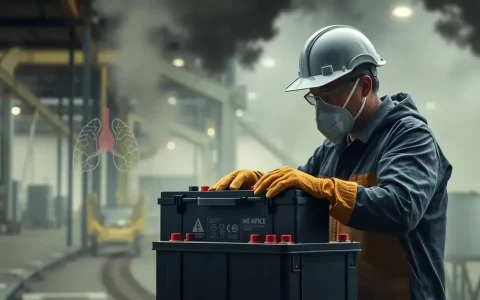 What are the health risks associated with lead from lead-acid batteries