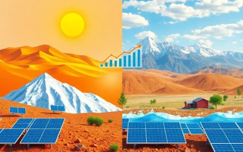 How do weather patterns influence the cost and efficiency of solar installations