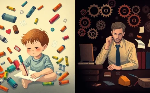 How does lead exposure from batteries affect children differently than adults