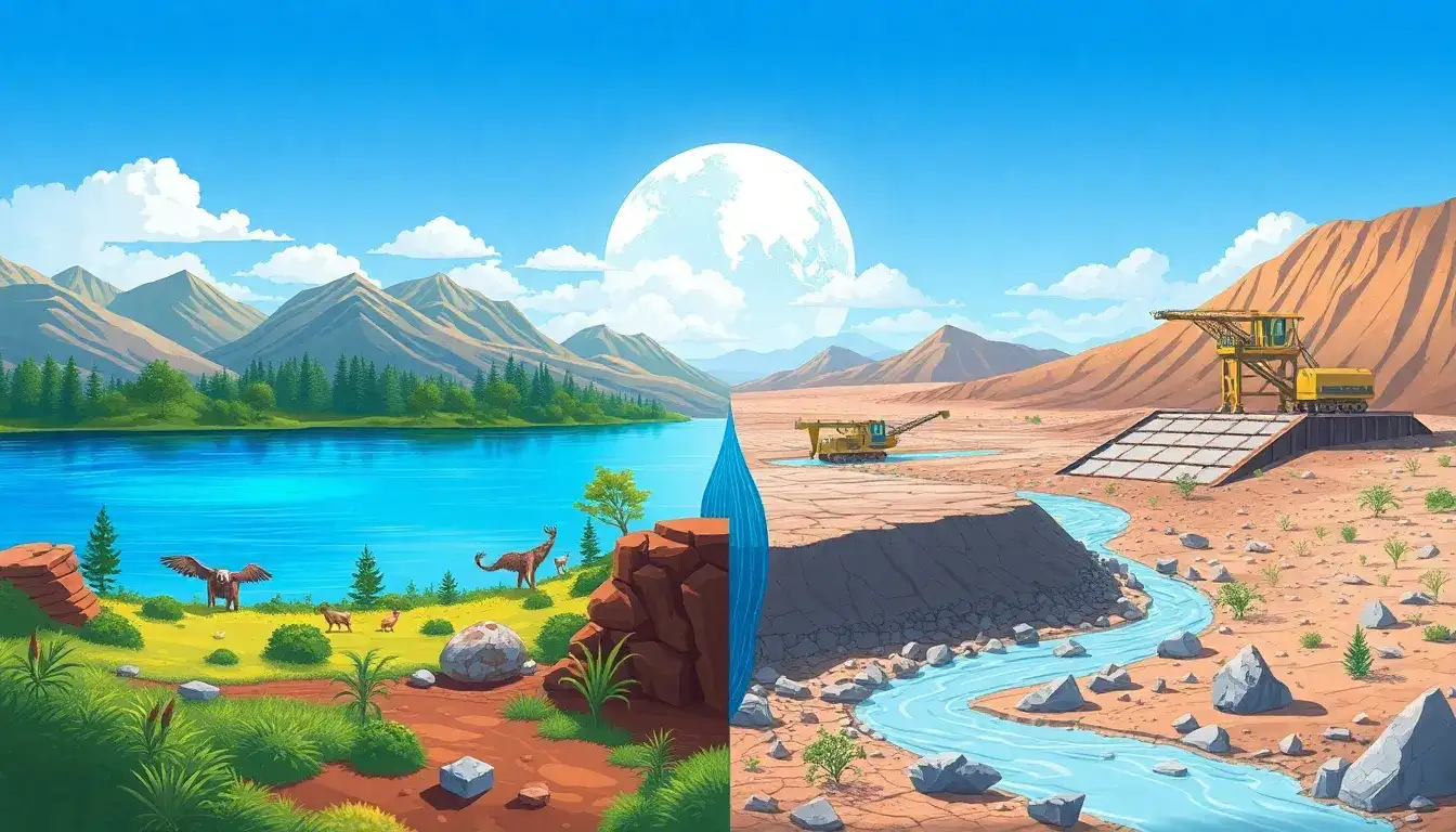 How does the extraction of lithium impact water resources