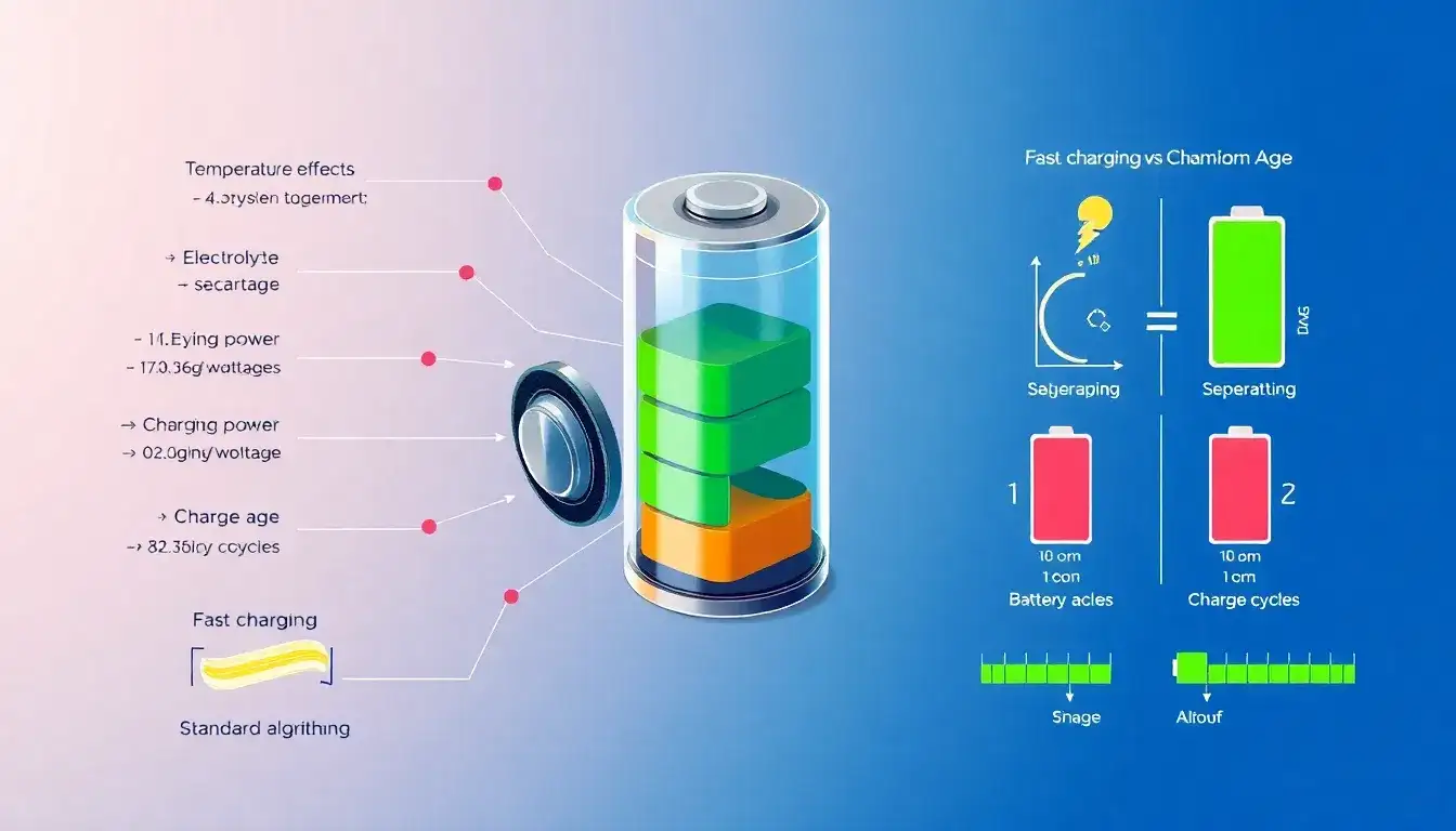 What factors influence the charging time of lithium-ion batteries