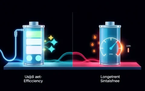 How does the charging efficiency of lithium-ion batteries affect their overall lifespan