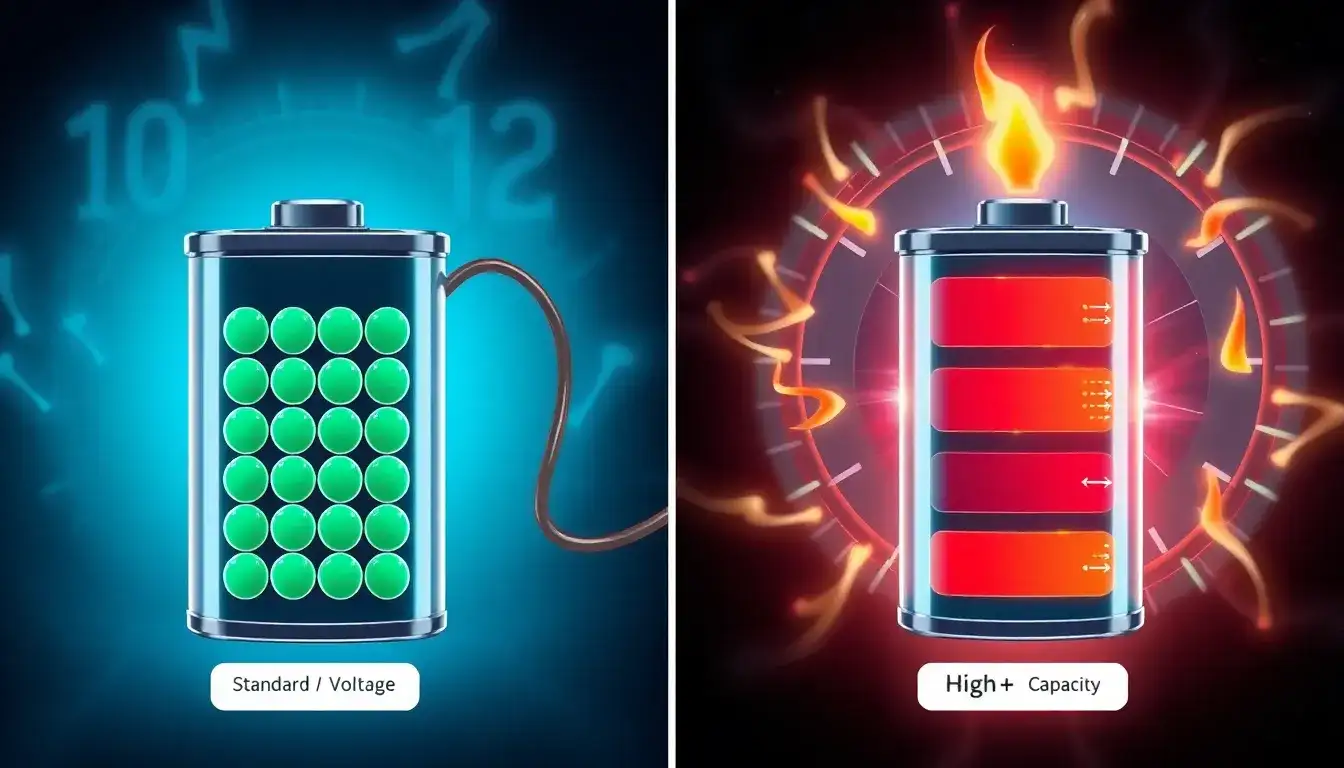 How does charging voltage impact the lifespan of lithium-ion batteries