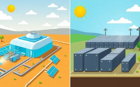 How does hydrogen storage compare to battery storage for solar energy
