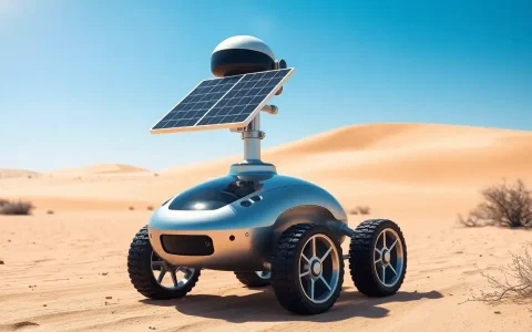 China Launches First 5G Smart Solar Cleaning Robot for Desert Regions