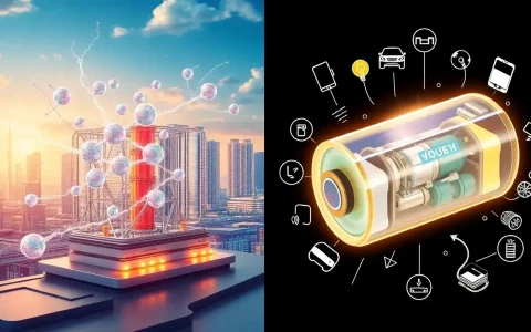 How does the energy density of hydrogen compare to that of lithium-ion batteries