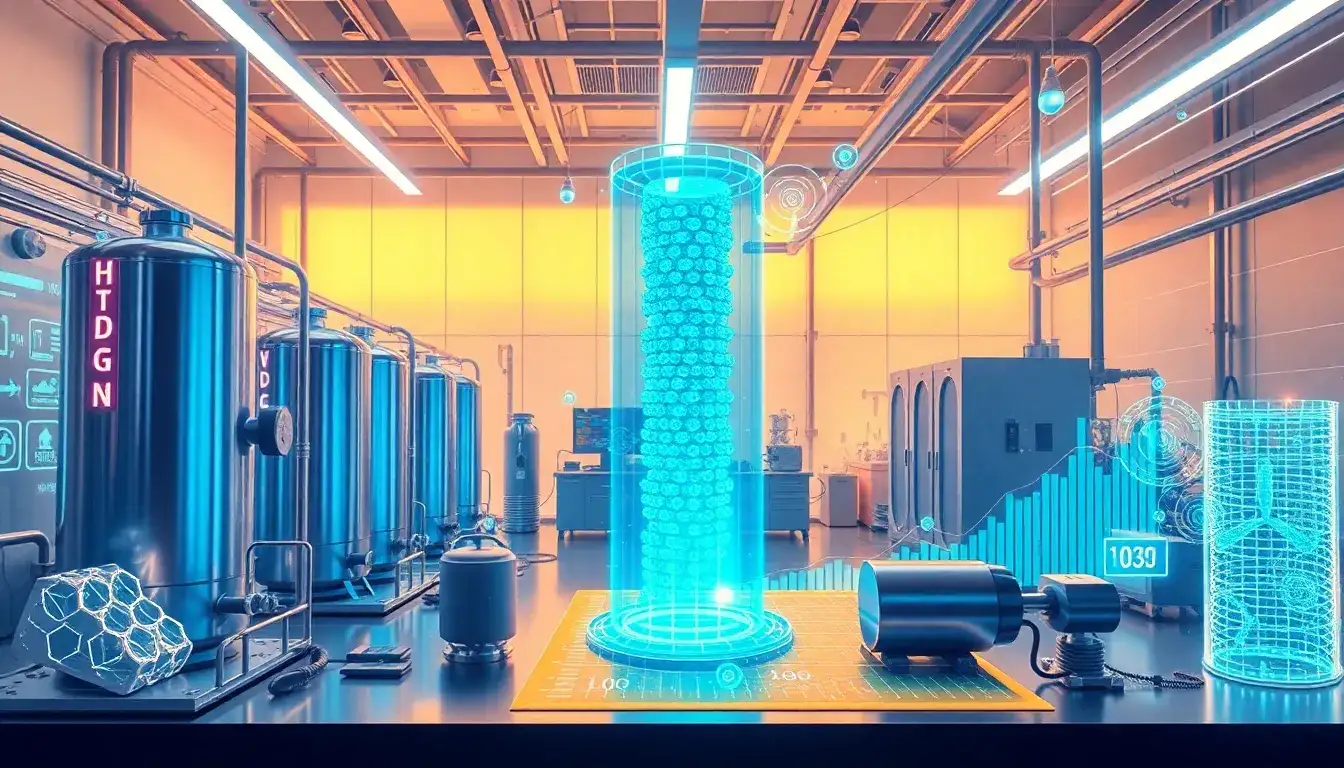 What advancements are being made to improve the energy density of hydrogen