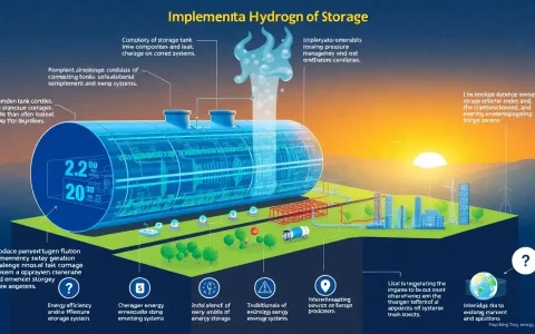 What are the main challenges in implementing hydrogen storage systems