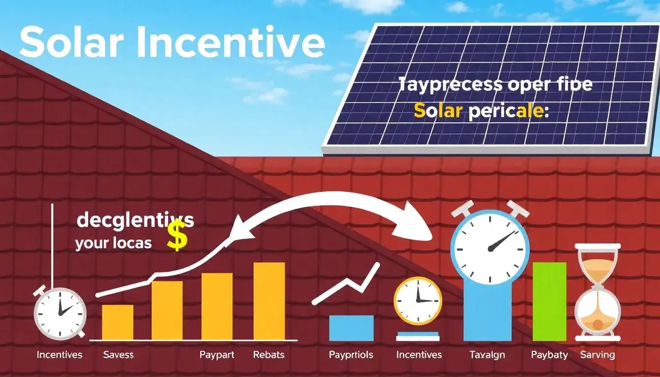 How do solar incentives impact the payback period for solar installations