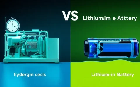 How does the lifespan of hydrogen fuel cells compare to that of lithium-ion batteries