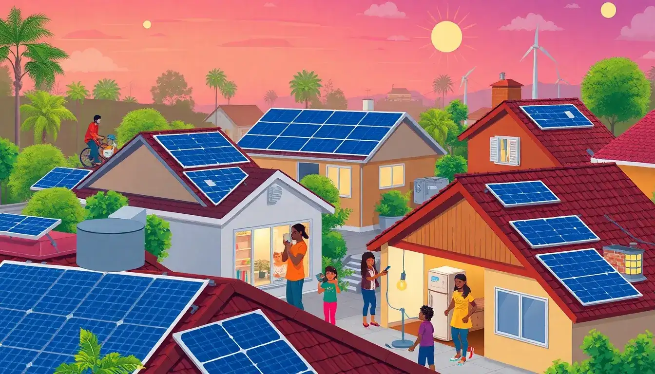 Are there any specific incentives for low-income households to adopt solar energy