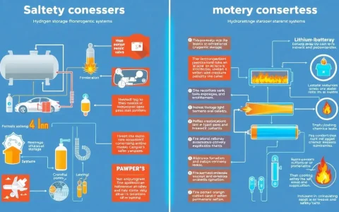 What are the safety concerns associated with hydrogen storage systems compared to battery storage systems
