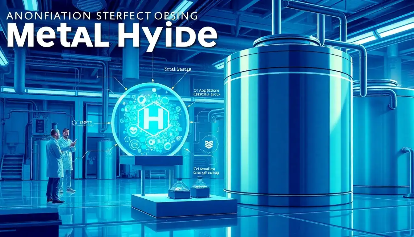 What are the benefits of using metal hydrides for hydrogen storage
