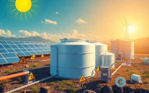 What are the primary challenges in implementing hydrogen storage for solar energy