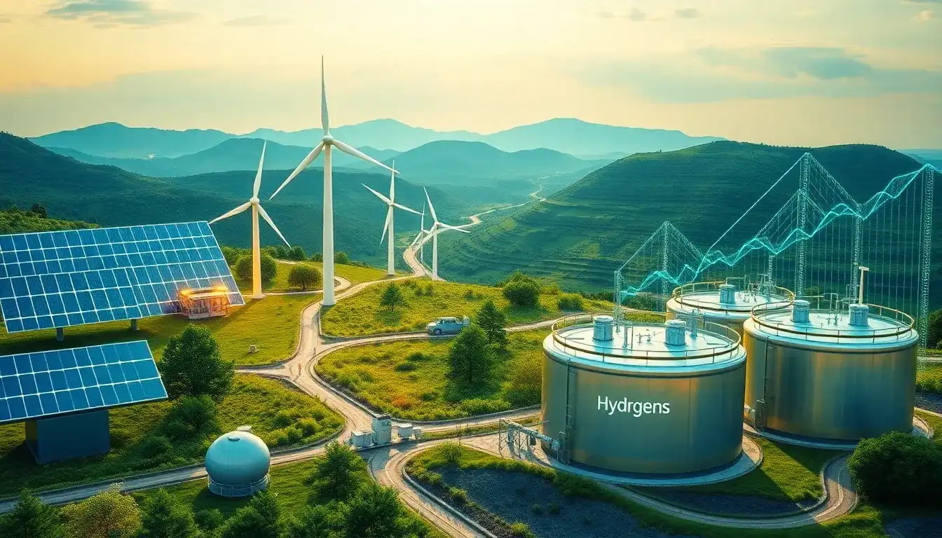 What role does renewable energy pricing play in reducing the overall cost of hydrogen storage
