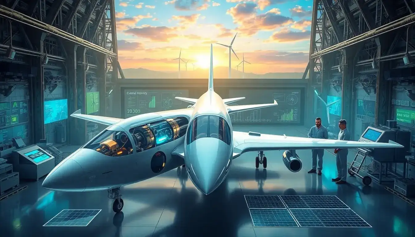 How are fuel cell-powered aircraft being developed and what are their potential impacts