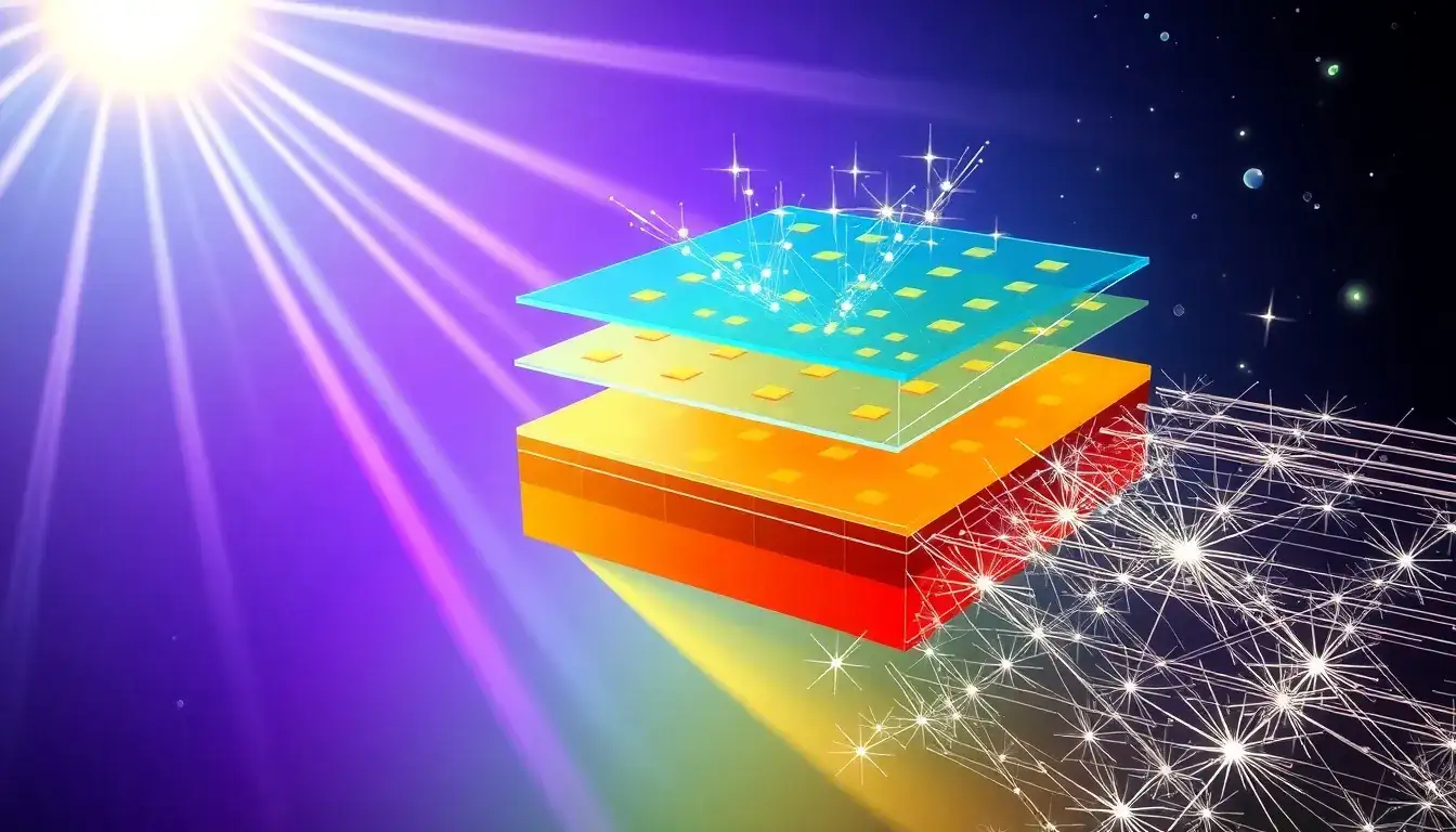 How do tandem solar cells enhance the efficiency of perovskite solar cells