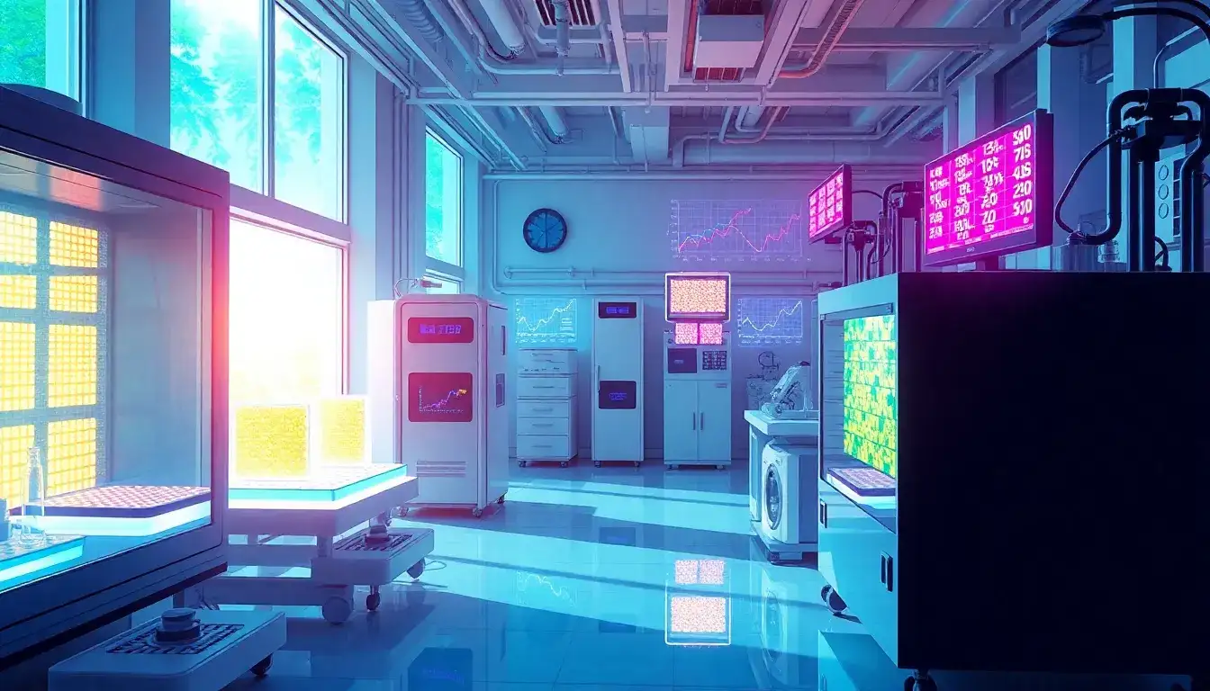 Are there any long-term stability benefits from ambient storage for perovskite solar cells