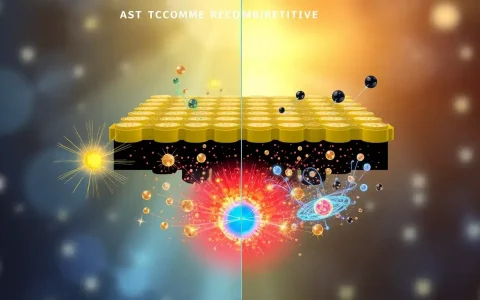 How does the charge recombination mechanism change after ambient storage
