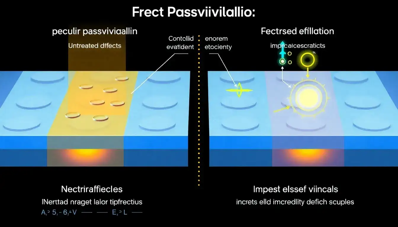 What role does defect passivation play in the efficiency improvement during ambient storage