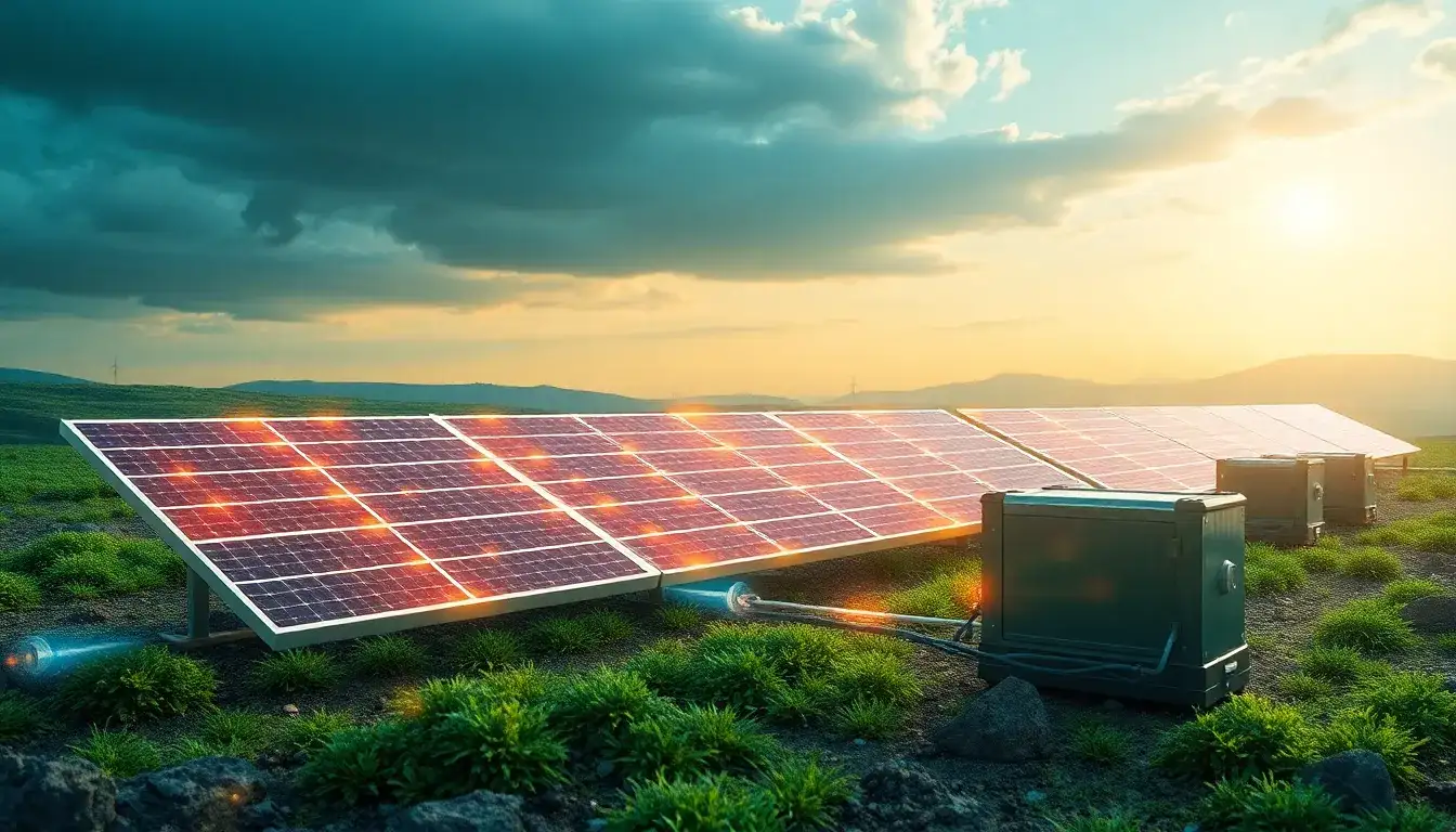 What are the potential challenges in integrating perovskite solar cells with energy storage systems