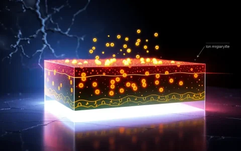 How does ion migration affect the stability of perovskite solar cells
