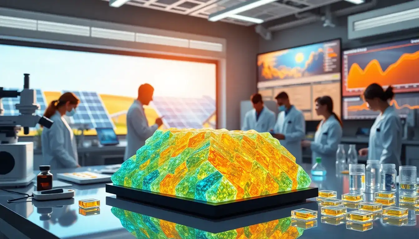 Are there any long-term studies on the efficiency degradation of perovskite solar cells