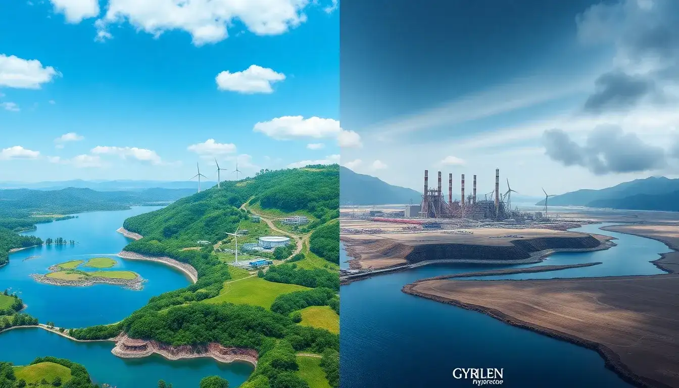 What are the environmental impacts of producing and using green hydrogen