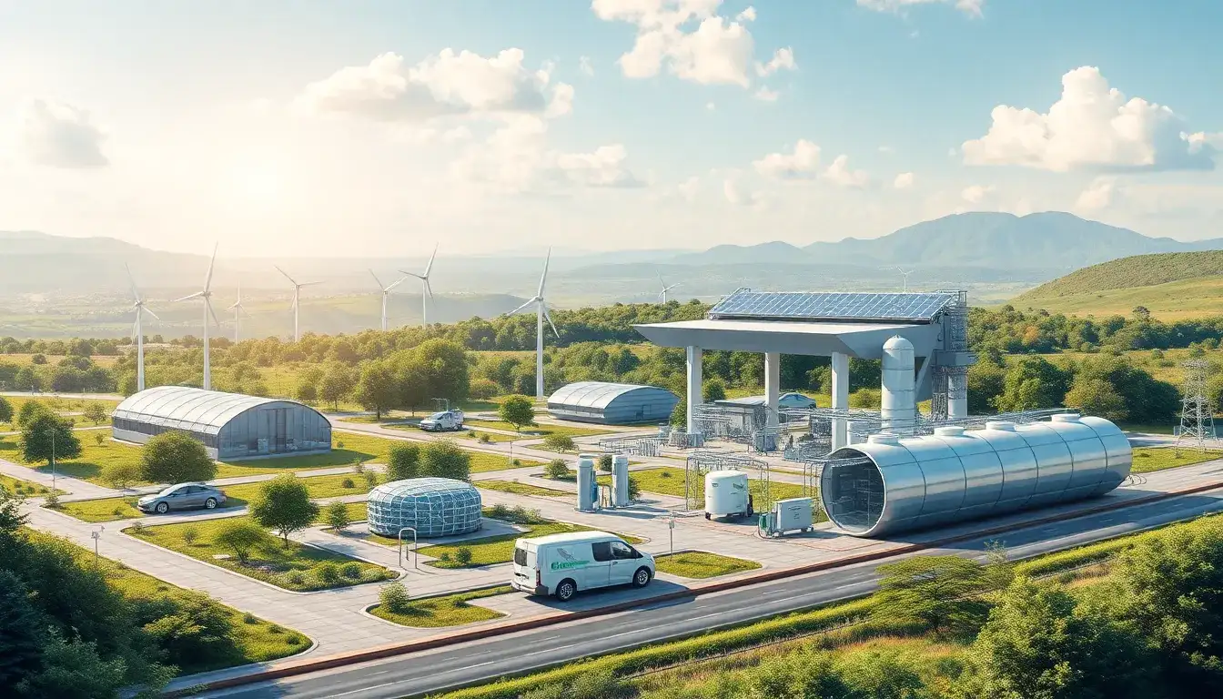 How can green hydrogen contribute to achieving a carbon-neutral energy grid