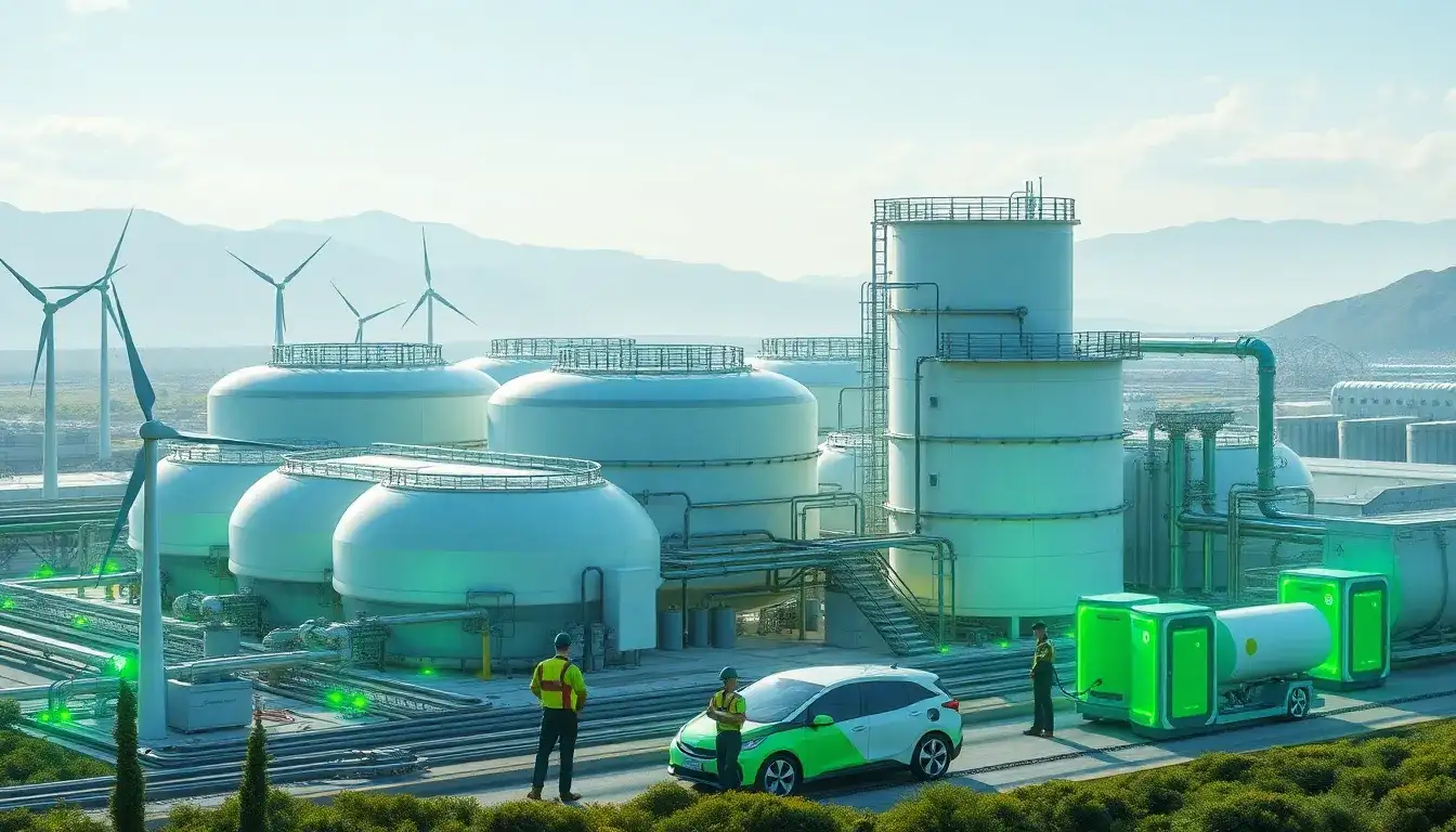 What role will green hydrogen play in the energy storage needs of industrial sectors