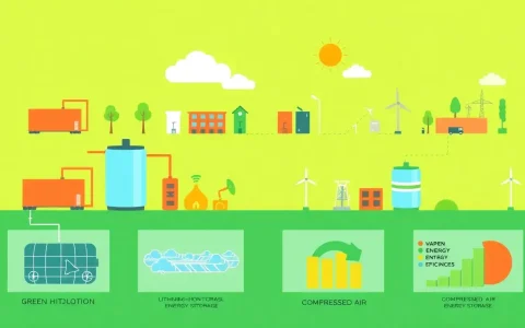 How does green hydrogen compare to other energy storage solutions in terms of efficiency