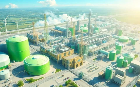 Can green hydrogen be used to power entire industrial facilities or just specific processes