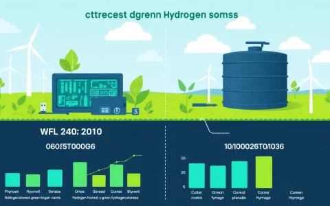 How does the cost of green hydrogen storage compare to traditional methods