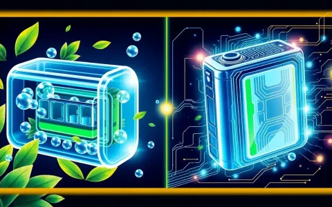 How does the energy density of green hydrogen compare to that of lithium-ion batteries