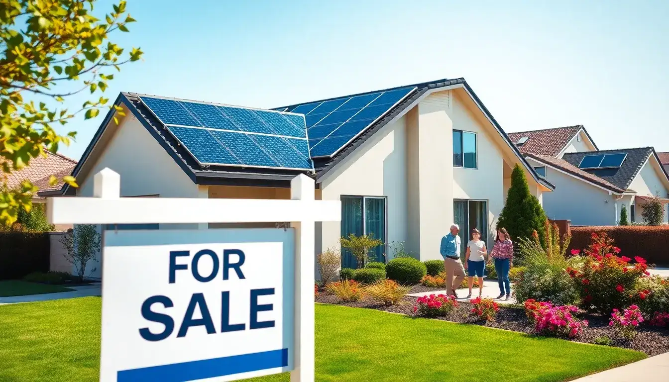 Do leased solar panels impact the resale value of a home