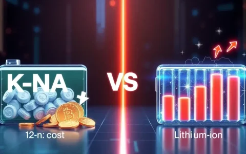 How do K-Na/S batteries compare to traditional lithium-ion batteries in terms of cost and efficiency