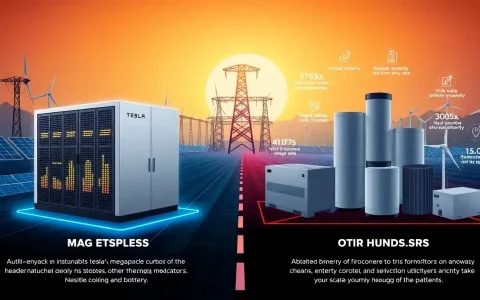 How does Tesla's Megapack compare to other utility-scale batteries