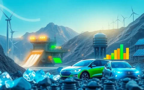 What role does lithium production play in the energy storage market