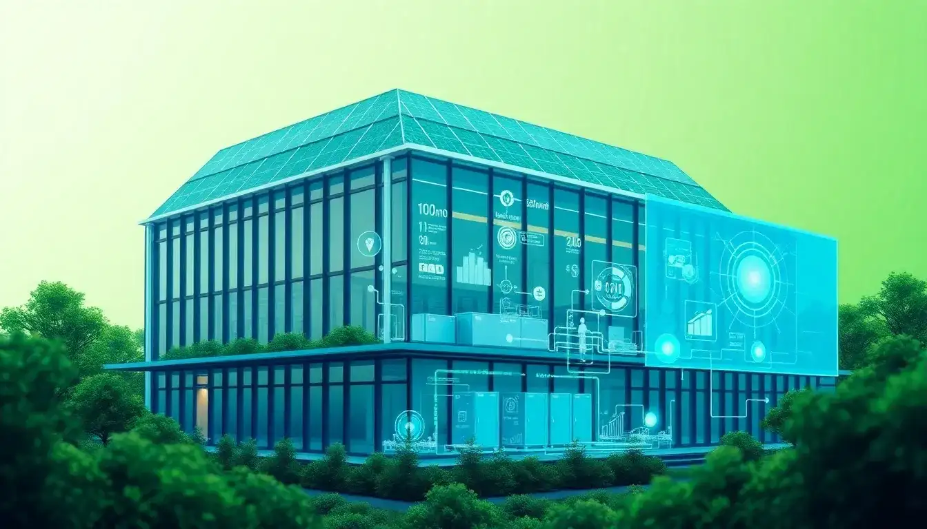 What role does Johnson Controls play in integrating energy storage with building technology