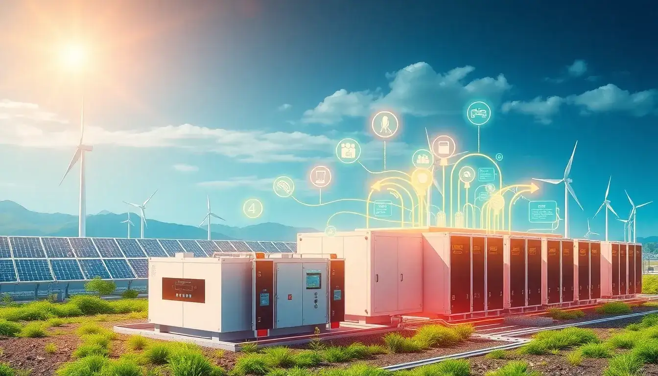 How is AES contributing to grid-scale energy storage