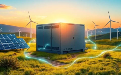 What role does AES's Battery Energy Storage System (BESS) play in supporting renewable energy integration