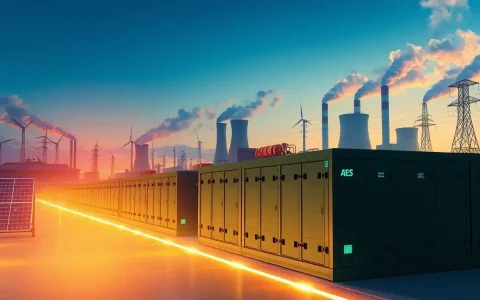 How does AES's approach to energy storage differ from traditional power generation methods