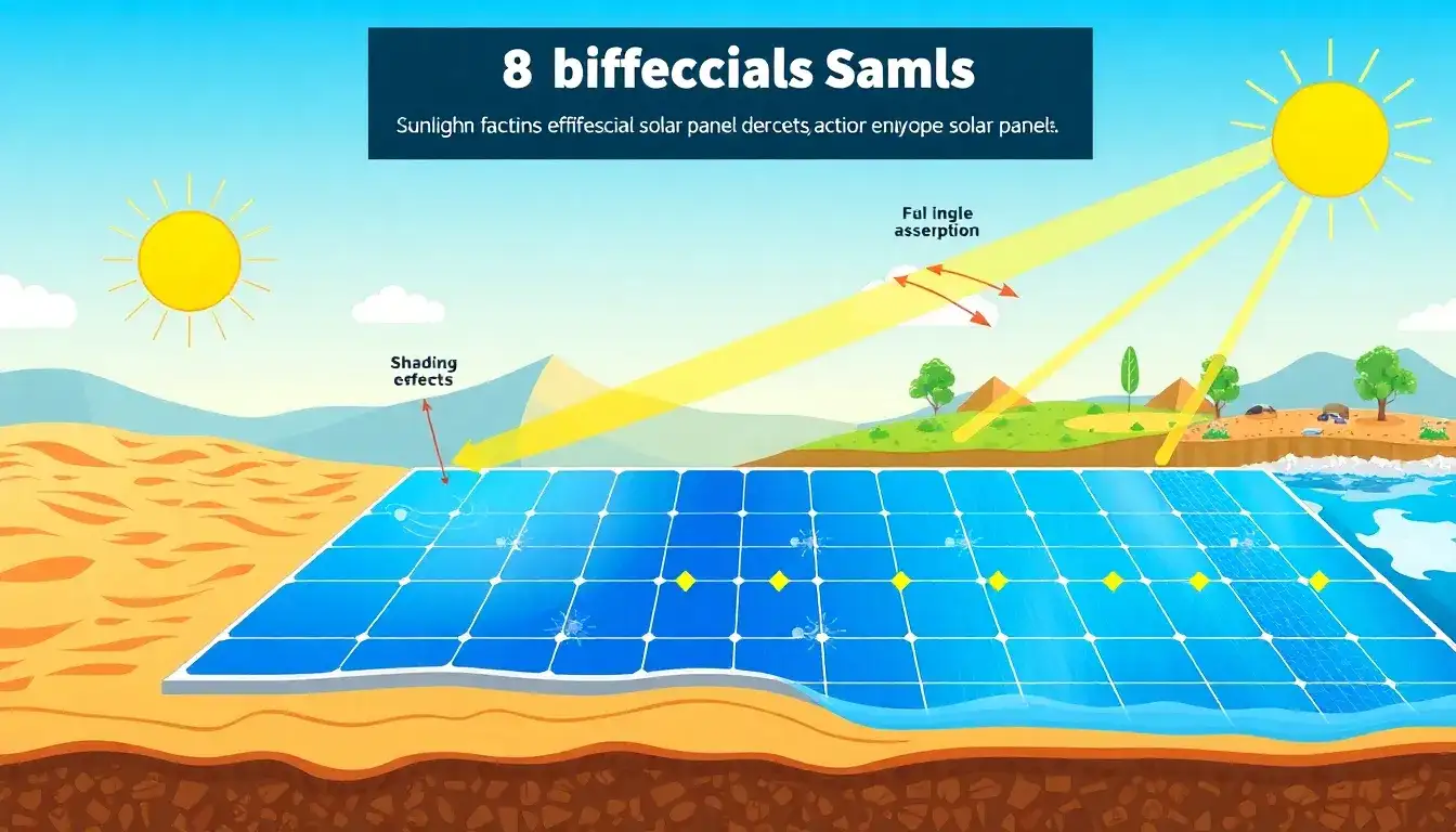 What are the main factors influencing the efficiency of bifacial solar panels